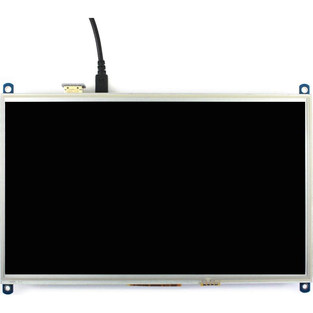 Pantalla LCD táctil 10.1" Waveshare 1024x600 HDMI Raspberry Pi