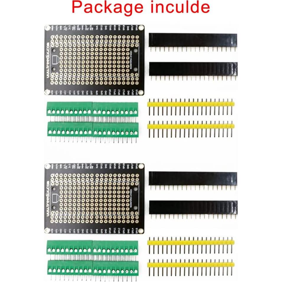 Placa de Expansión Flexible Treedix para Raspberry Pi Pico 2PCS