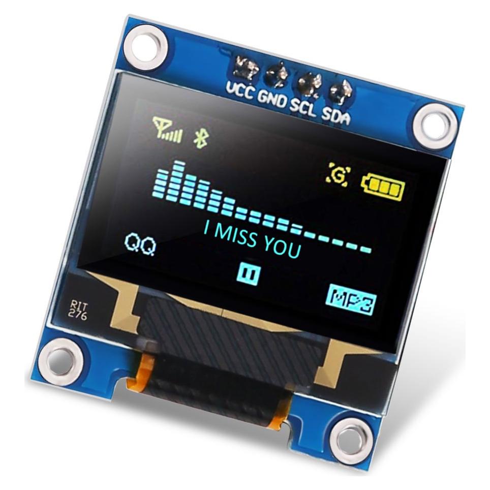 Módulo Pantalla OLED 0.96" DORHEA 128x64 I2C 3.3-5V