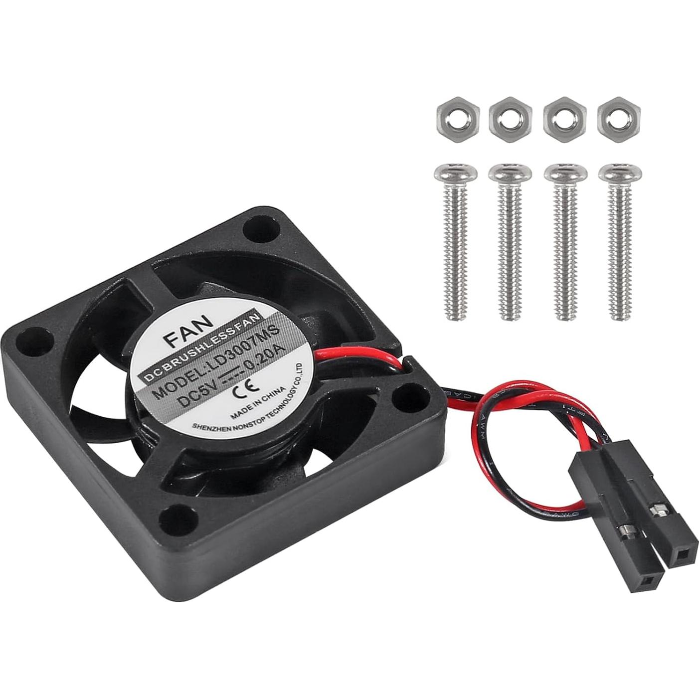 Ventilador de Enfriamiento D-FLIFE 30x30x7mm para Raspberry Pi