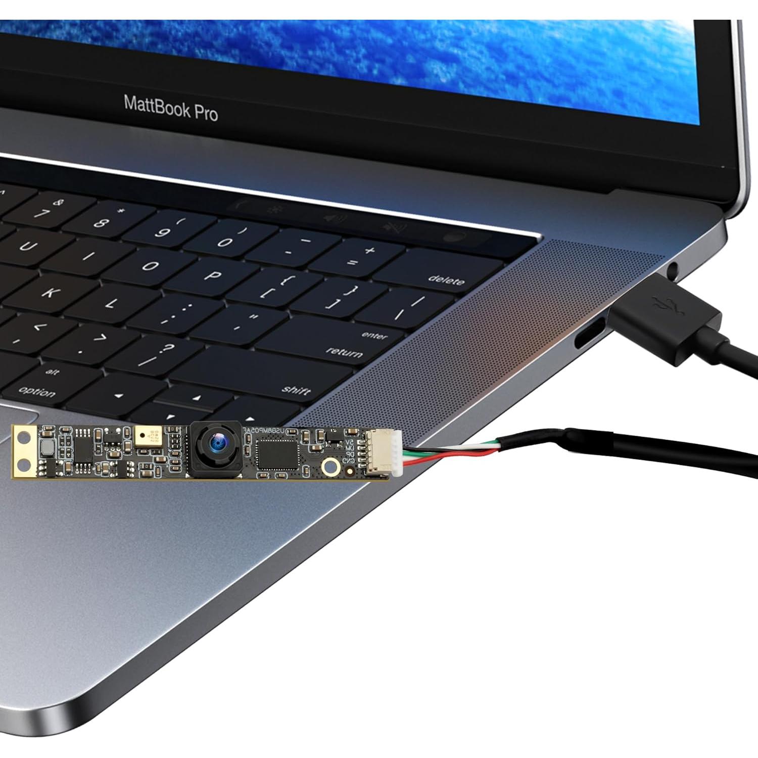 Cámara USB ELP 8MP con Micrófono y Lente Gran Angular