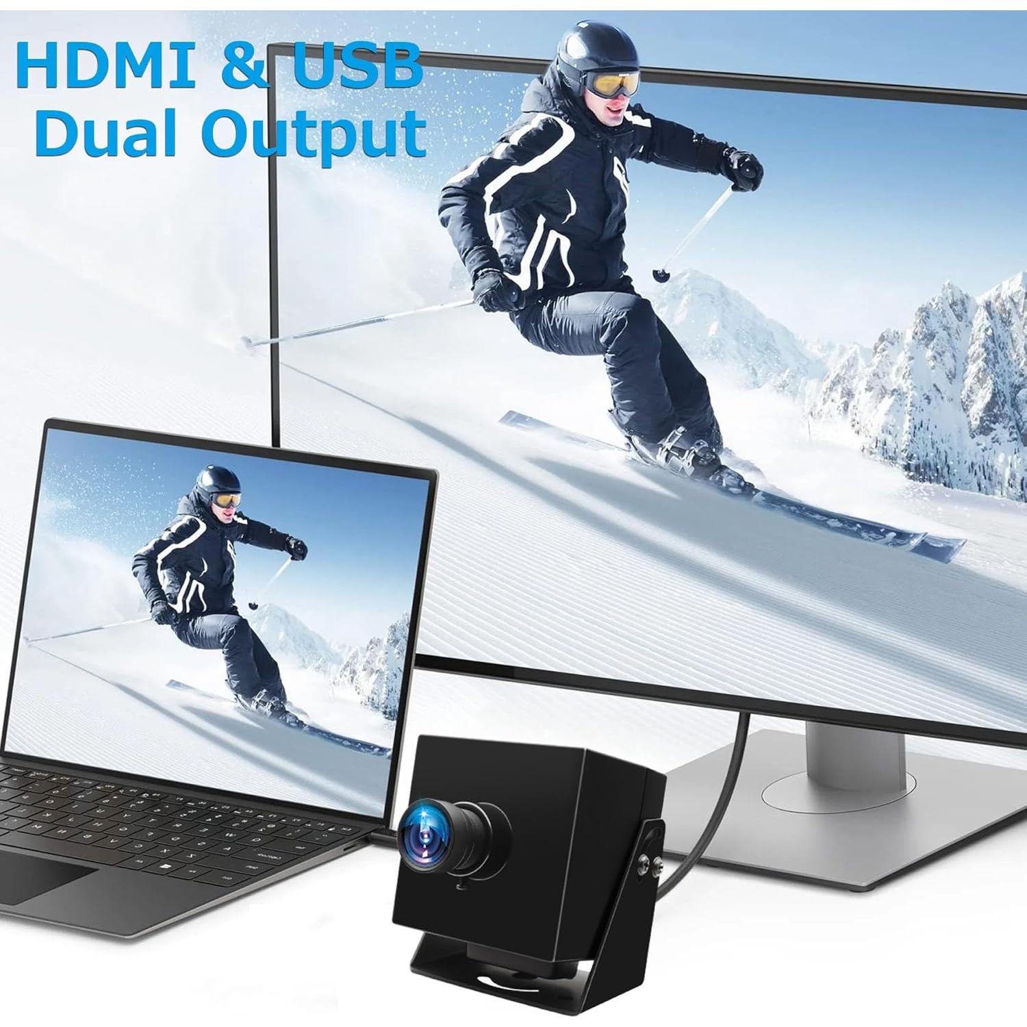 Cámara USB 4K MMlove con Salida HDMI y Zoom Digital 2x