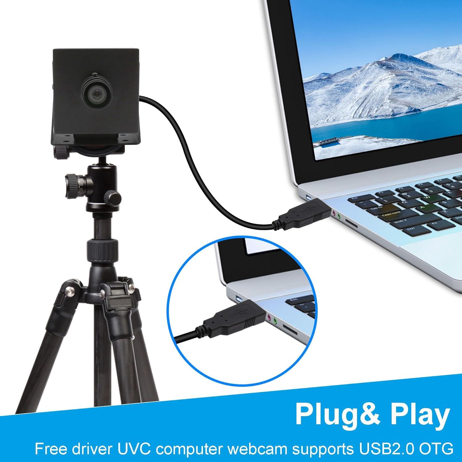 Cámara USB 4K MMlove con Salida HDMI y Zoom Digital 2x