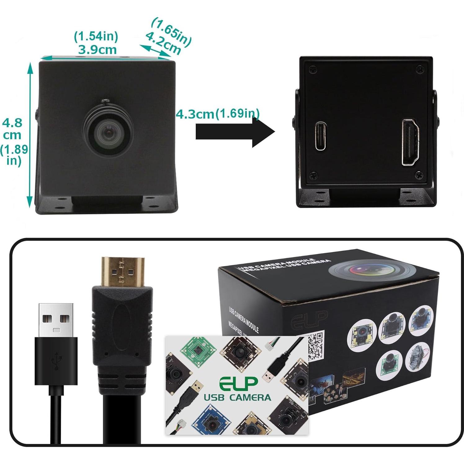 Cámara USB 4K MMlove con Salida HDMI y Zoom Digital 2x