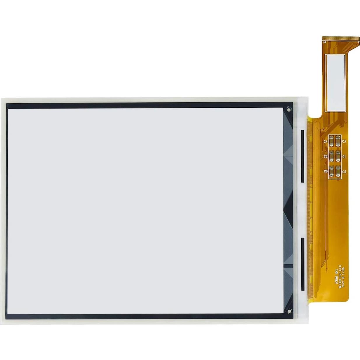 Waveshare 6inch E-Ink Raw Display Compatible with Raspberry Pi 4B/3B+/3B/2B/B+/A+/Zero/Zero W/WH/Zero 2W Series Boards 1448×1072 High Definition 16 Gray Scale Without PCB Supports Partial Refresh