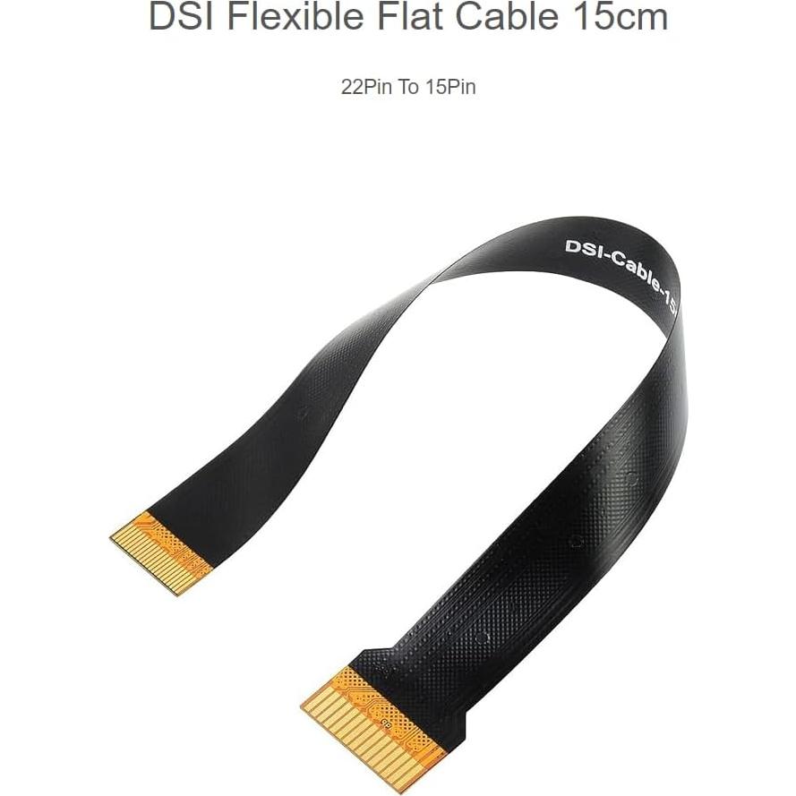 Cable DSI Flexible 15cm Waveshare 22 a 15 Pines para Raspberry Pi