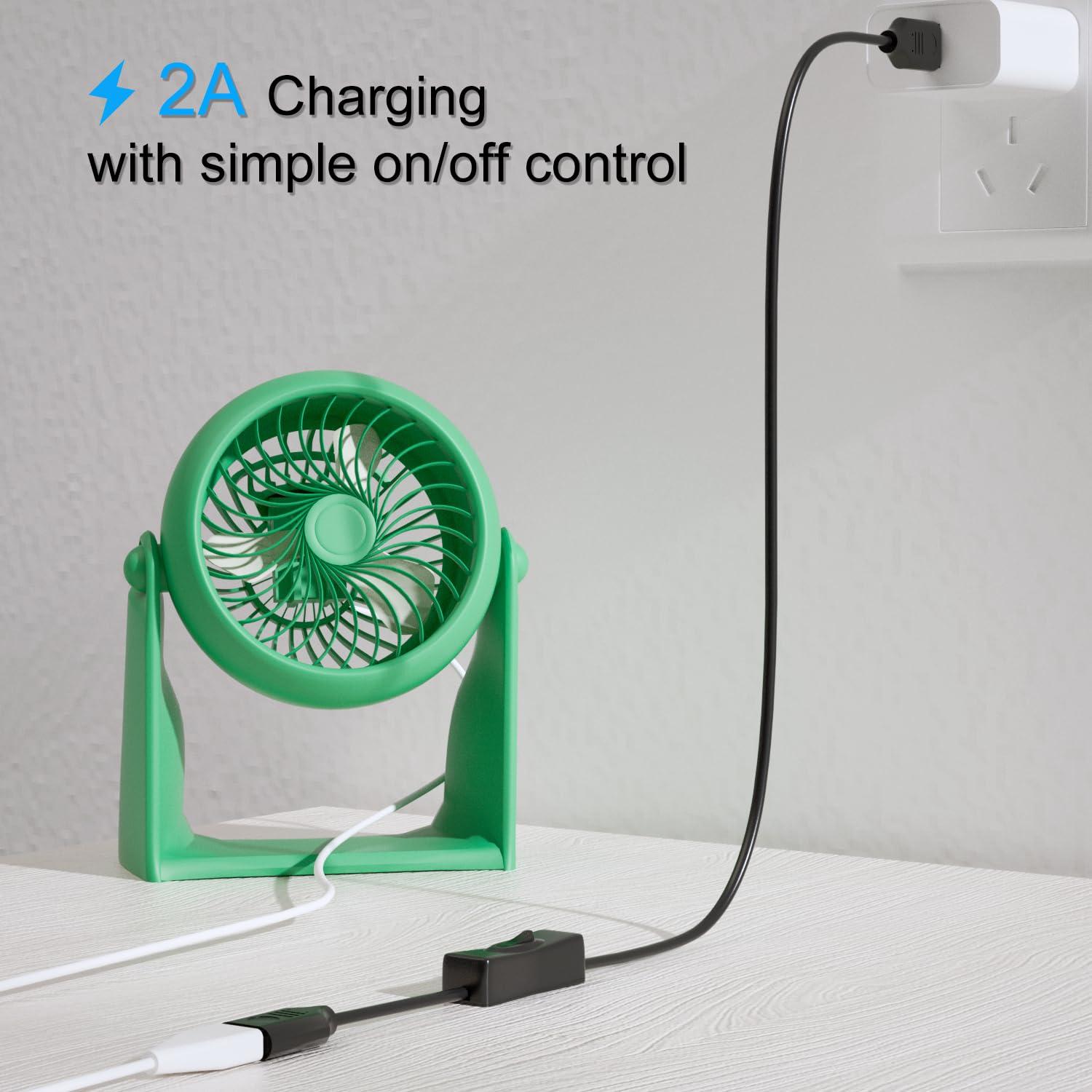 Cable USB On/Off IIISOGNO 1m 2-Pack Carga 2A 480Mbps