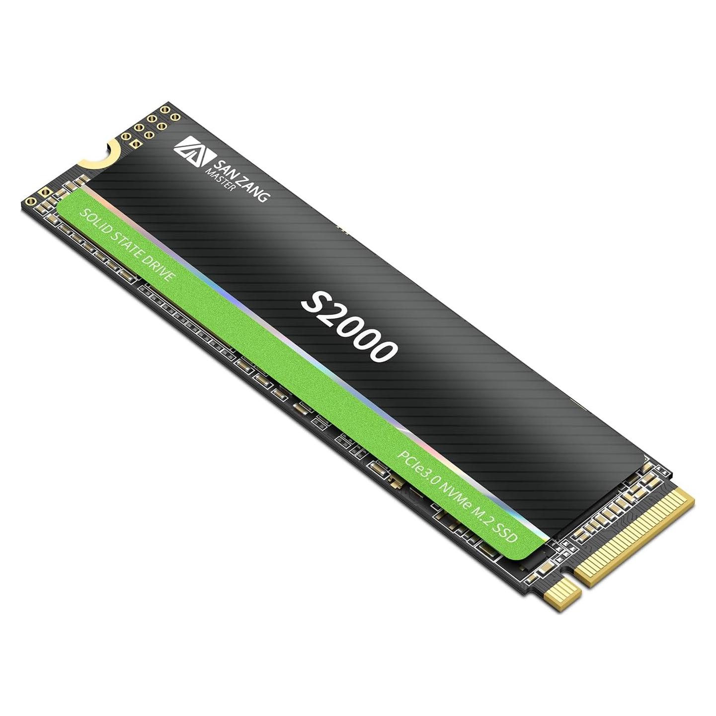 SSD Interno SAN ZANG MASTER S2000 128GB M.2 NVMe 1700MB/s
