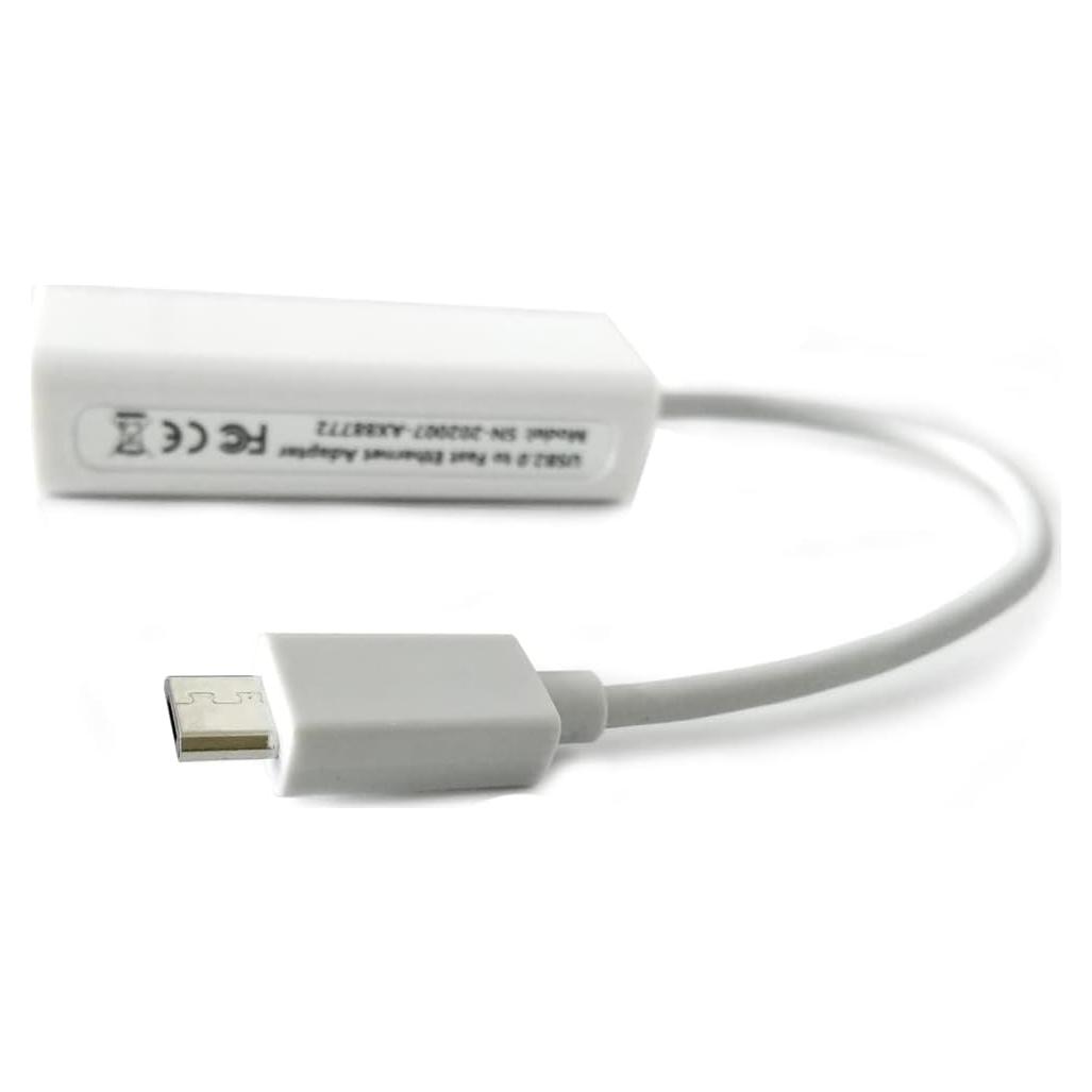 Adaptador Micro USB a RJ45 Ethernet Sinforcon 100Mbps