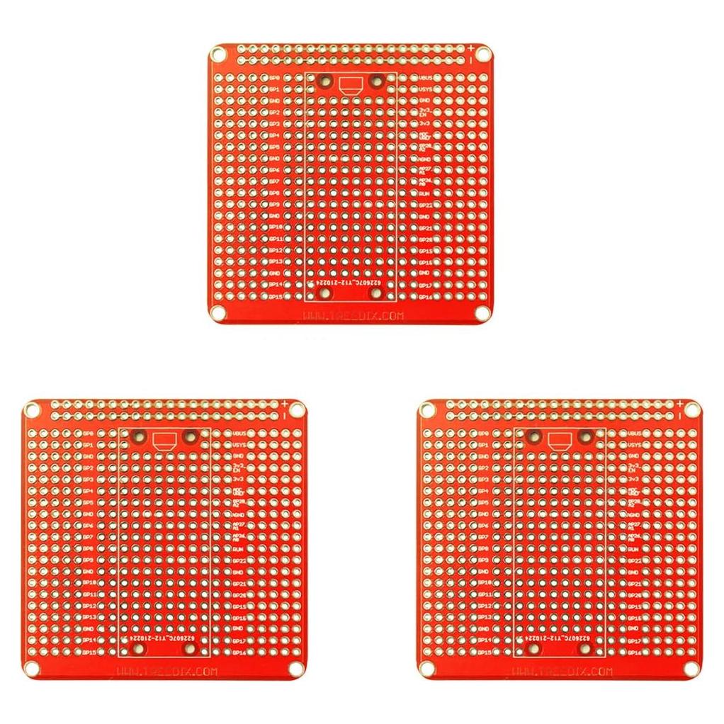 Placa de Expansión Treedix 3pcs para Raspberry Pi PICO