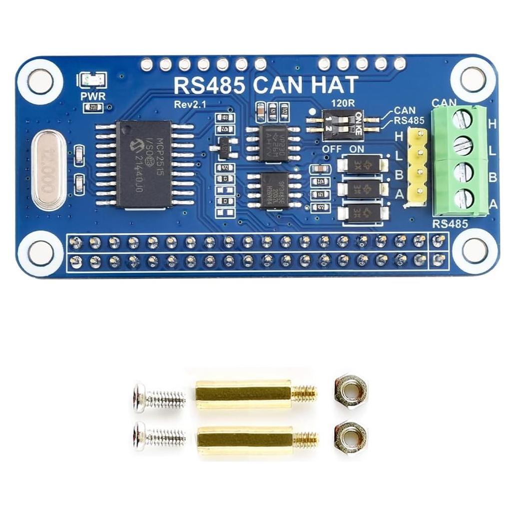 Waveshare RS485 CAN HAT para Raspberry Pi - Comunicación Estable