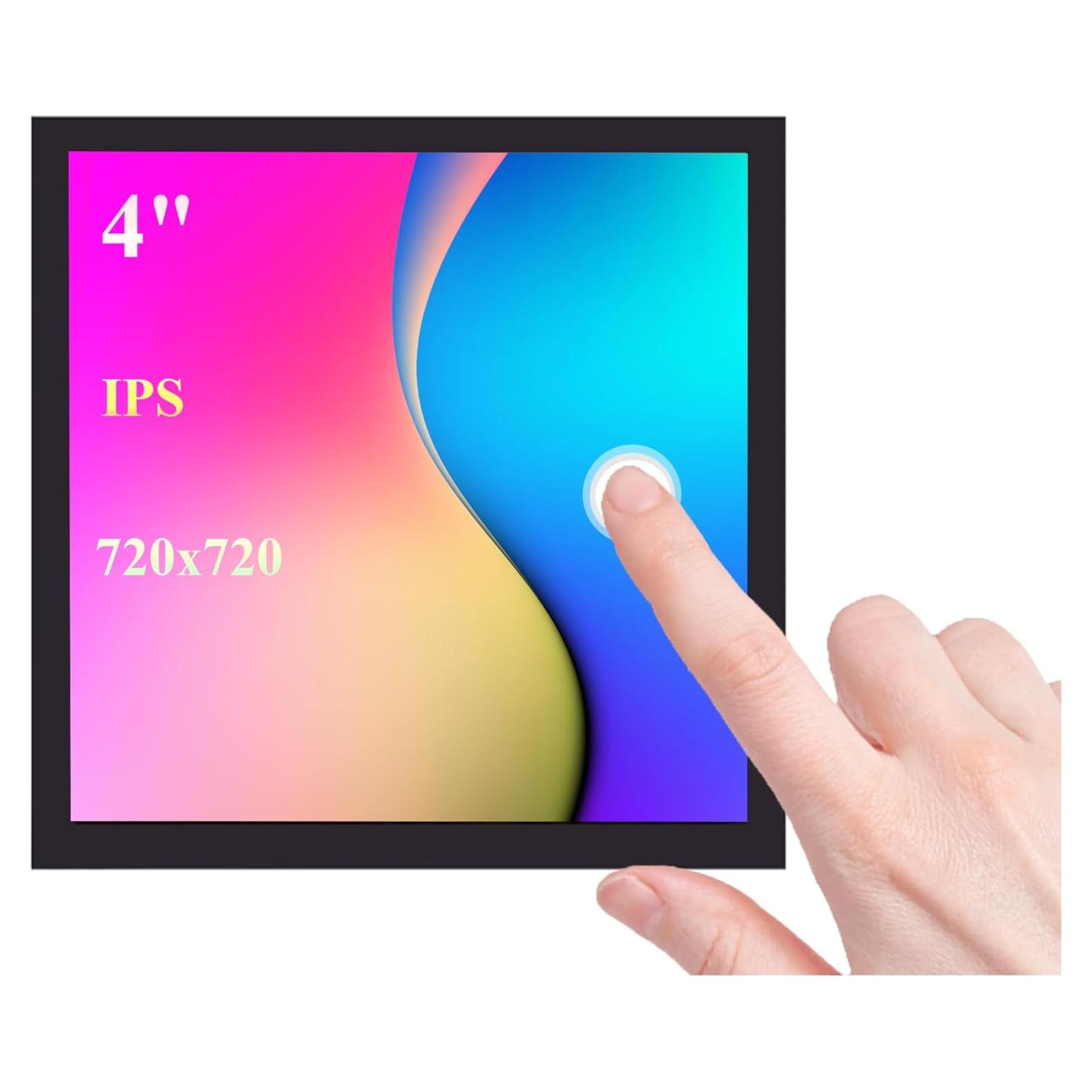 Pantalla Táctil Capacitiva LCD 10.16 cm UeeKKoo 720x720 IPS