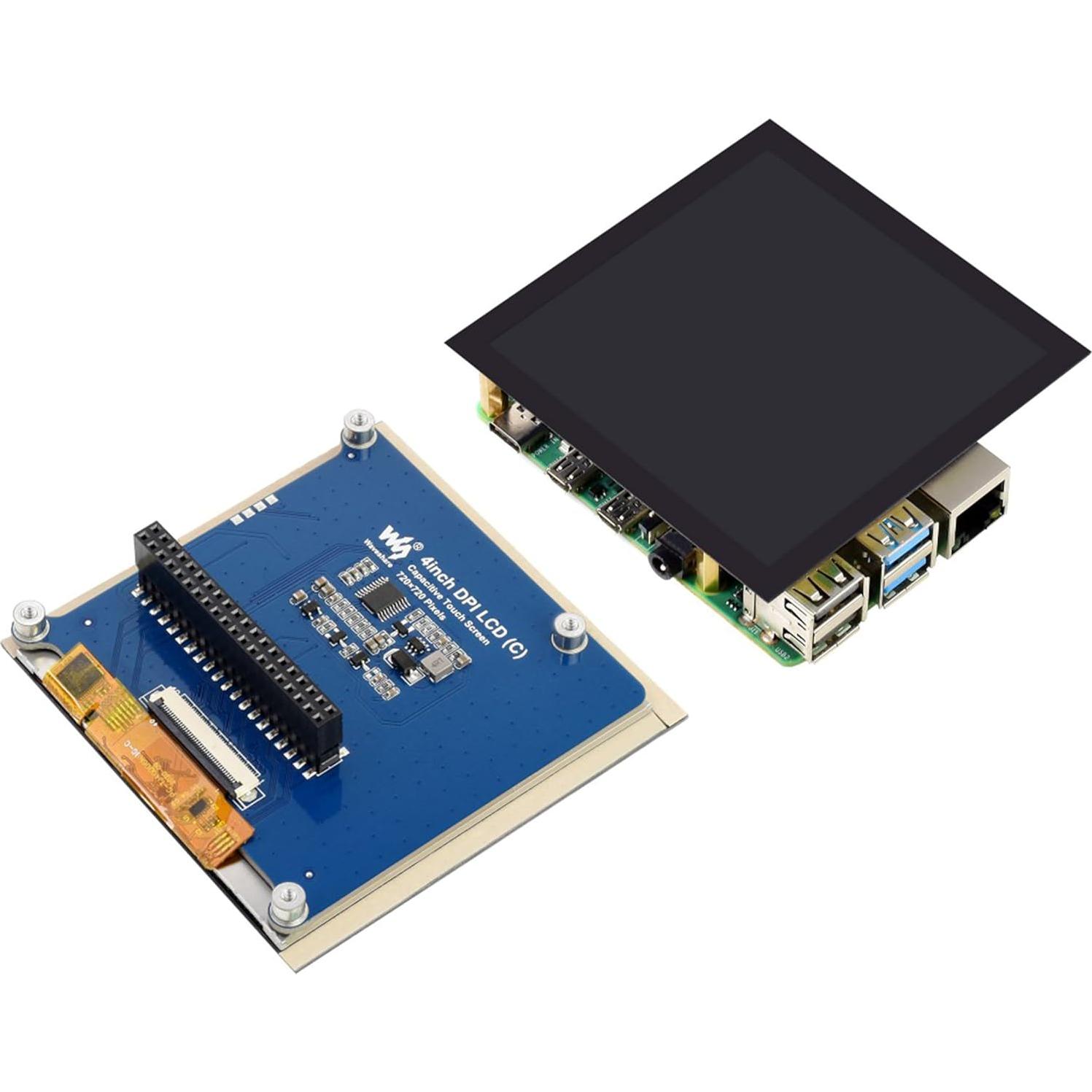 Pantalla Táctil Capacitiva LCD 10.16 cm UeeKKoo 720x720 IPS