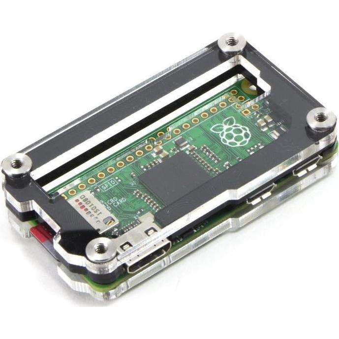 Funda Zebra Zero C4Labs para Raspberry Pi Zero - Hielo Negro