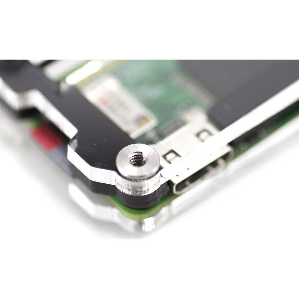 Funda Zebra Zero C4Labs para Raspberry Pi Zero - Hielo Negro