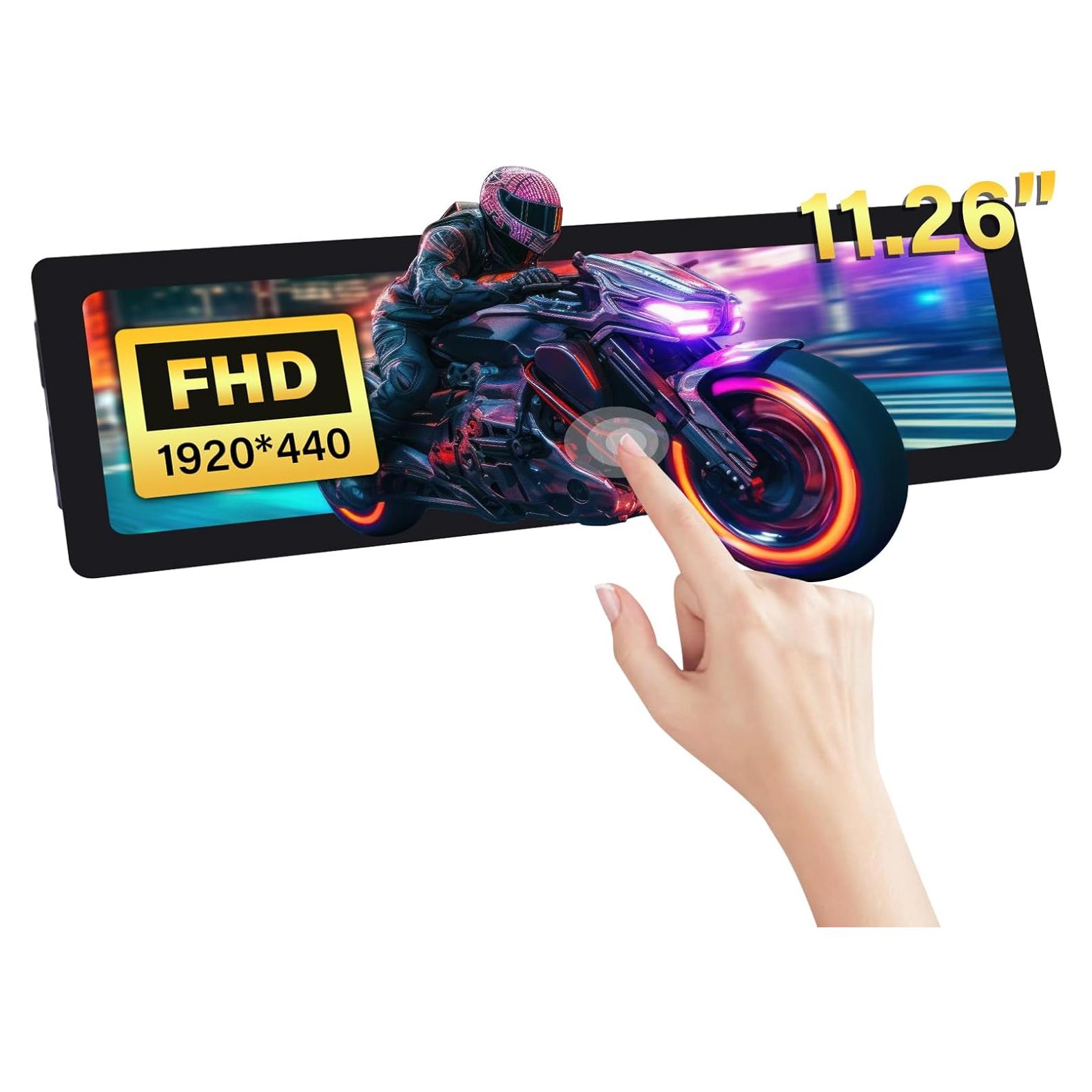 Pantalla Táctil Capacitiva GeeekPi 11.26" 1920x440 HDMI