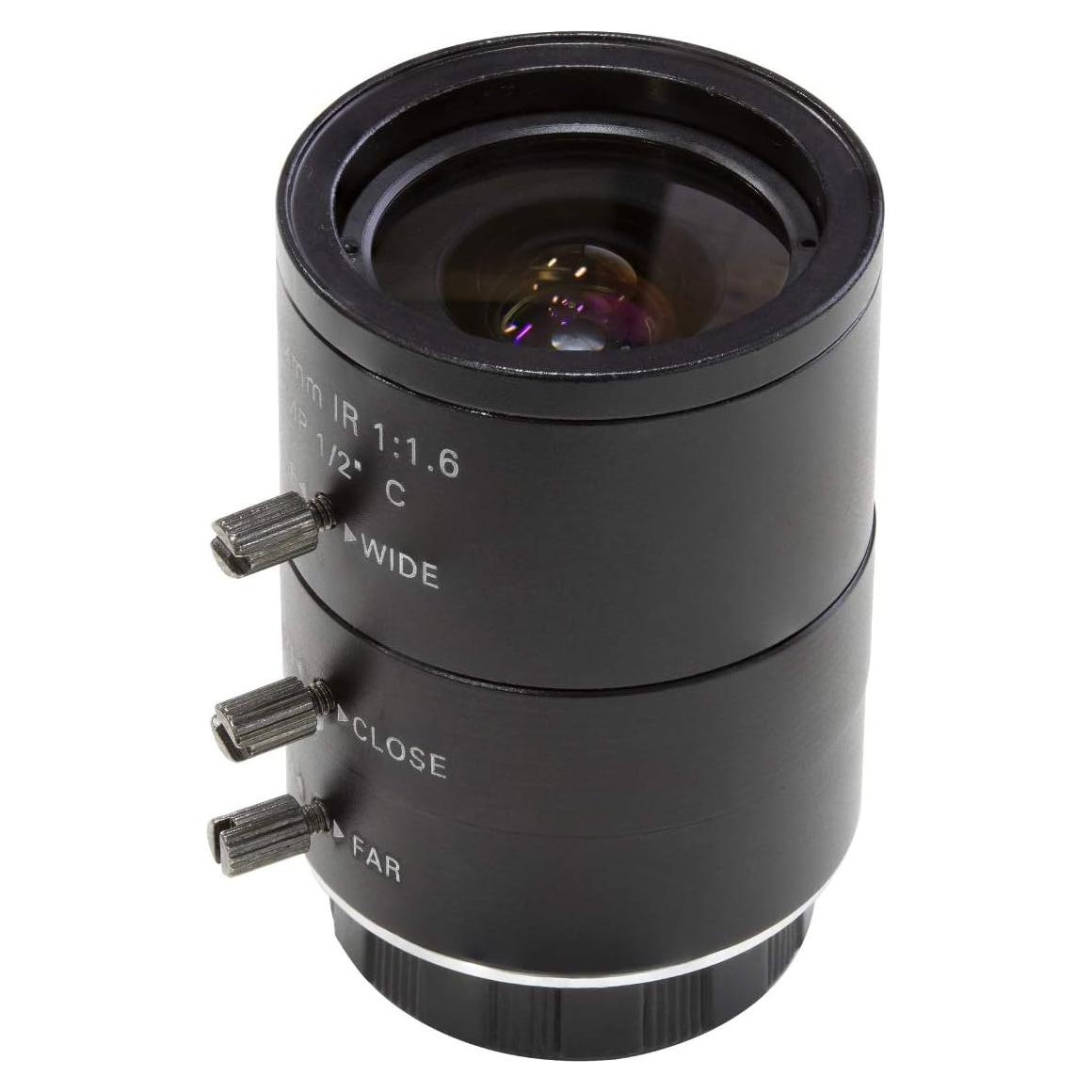 Lente Varifocal C-Mount 4-12mm Arducam para Raspberry Pi