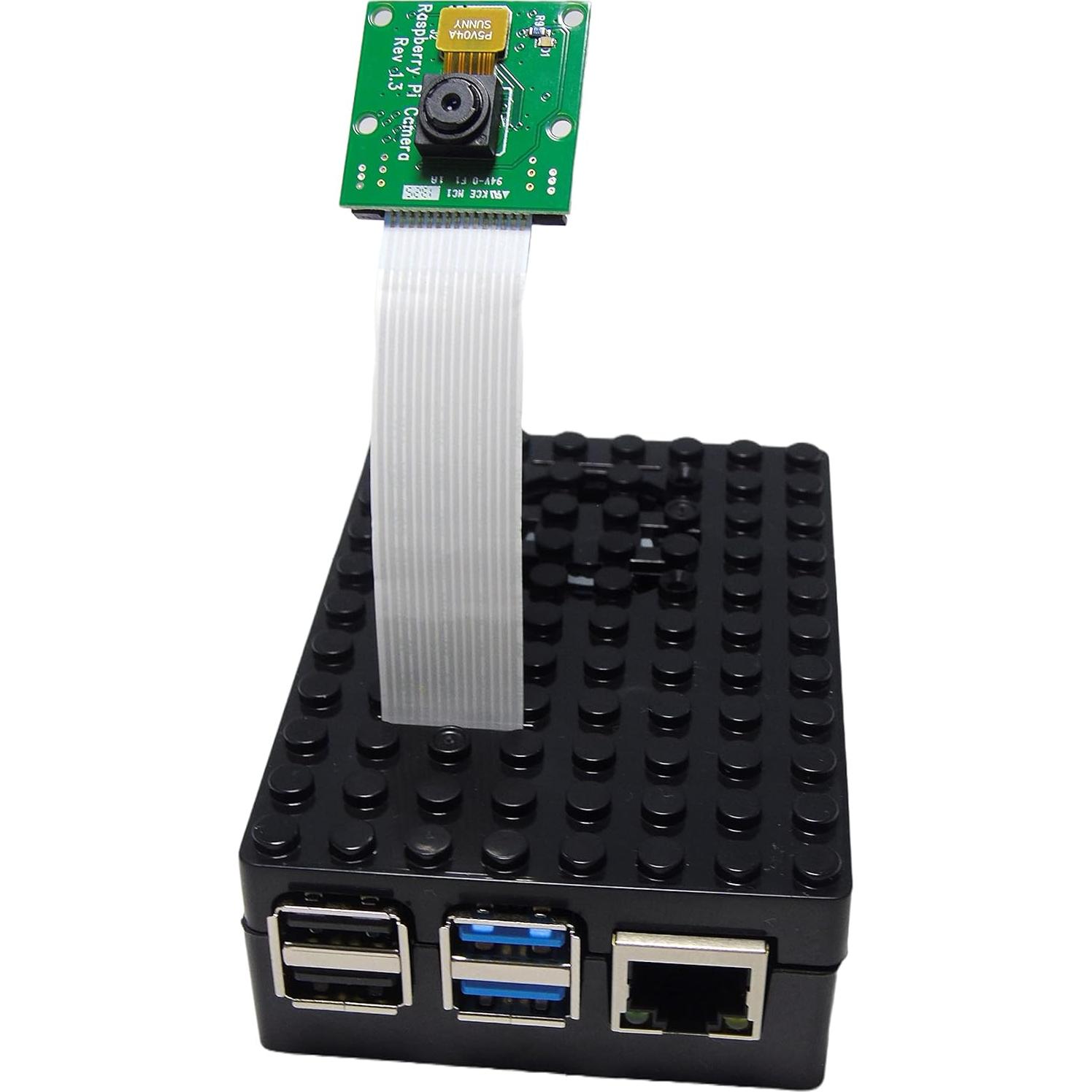 Caja para Raspberry Pi 4B Multicomp PRO RP5 Negra