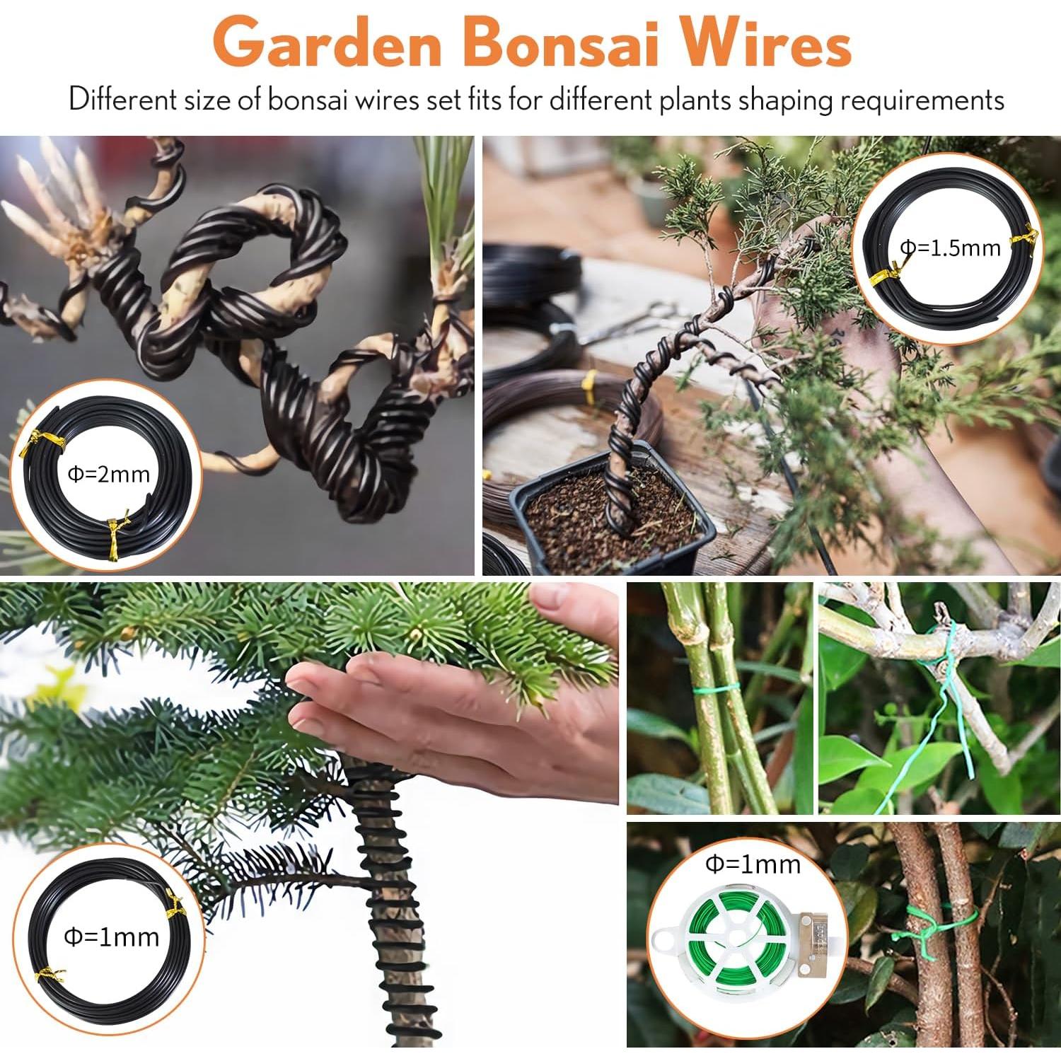 Kit de Herramientas para Bonsai Inntop 20 Pcs para Jardinería