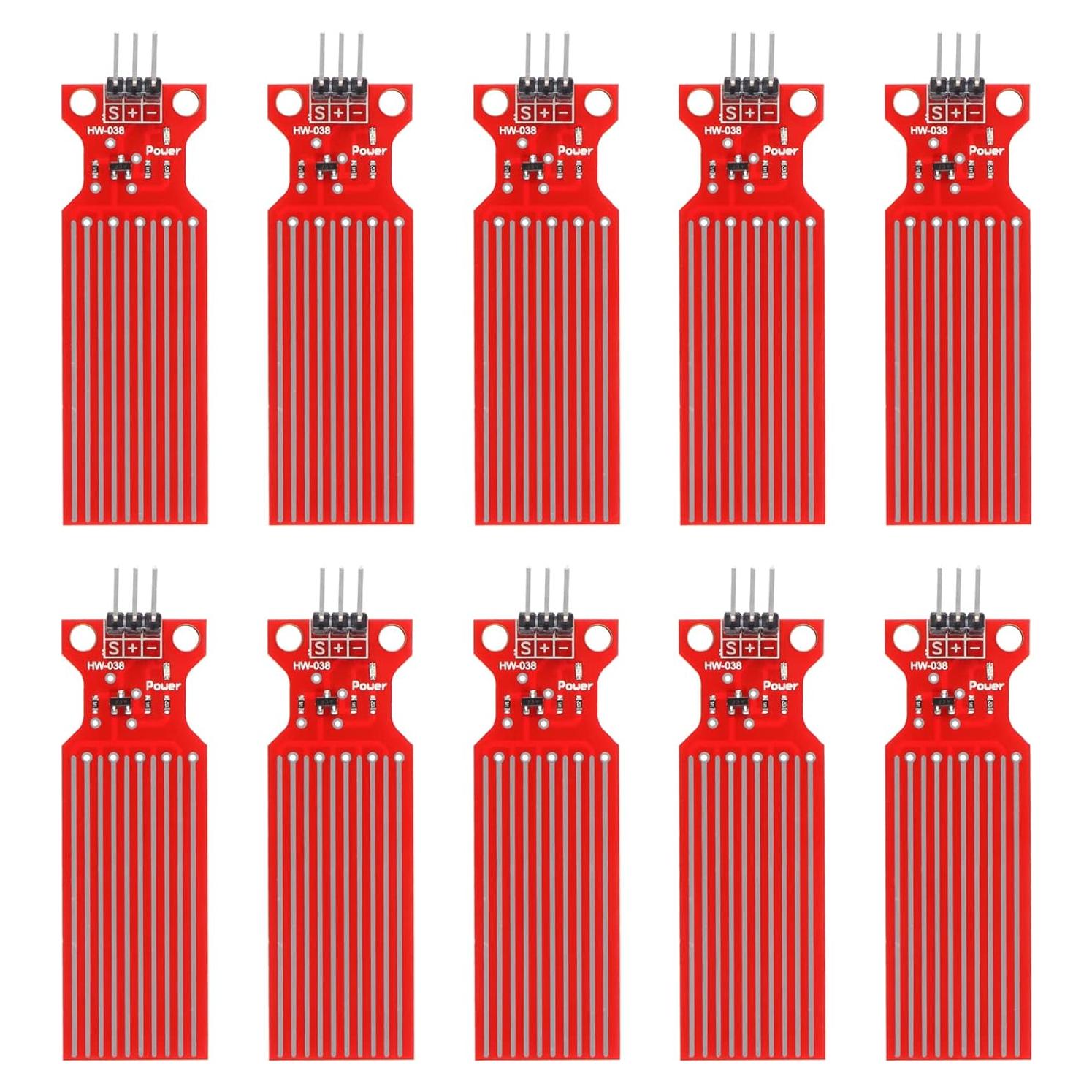 10 Pcs Módulo Sensor de Nivel de Agua DORHEA 3-5V Analógico