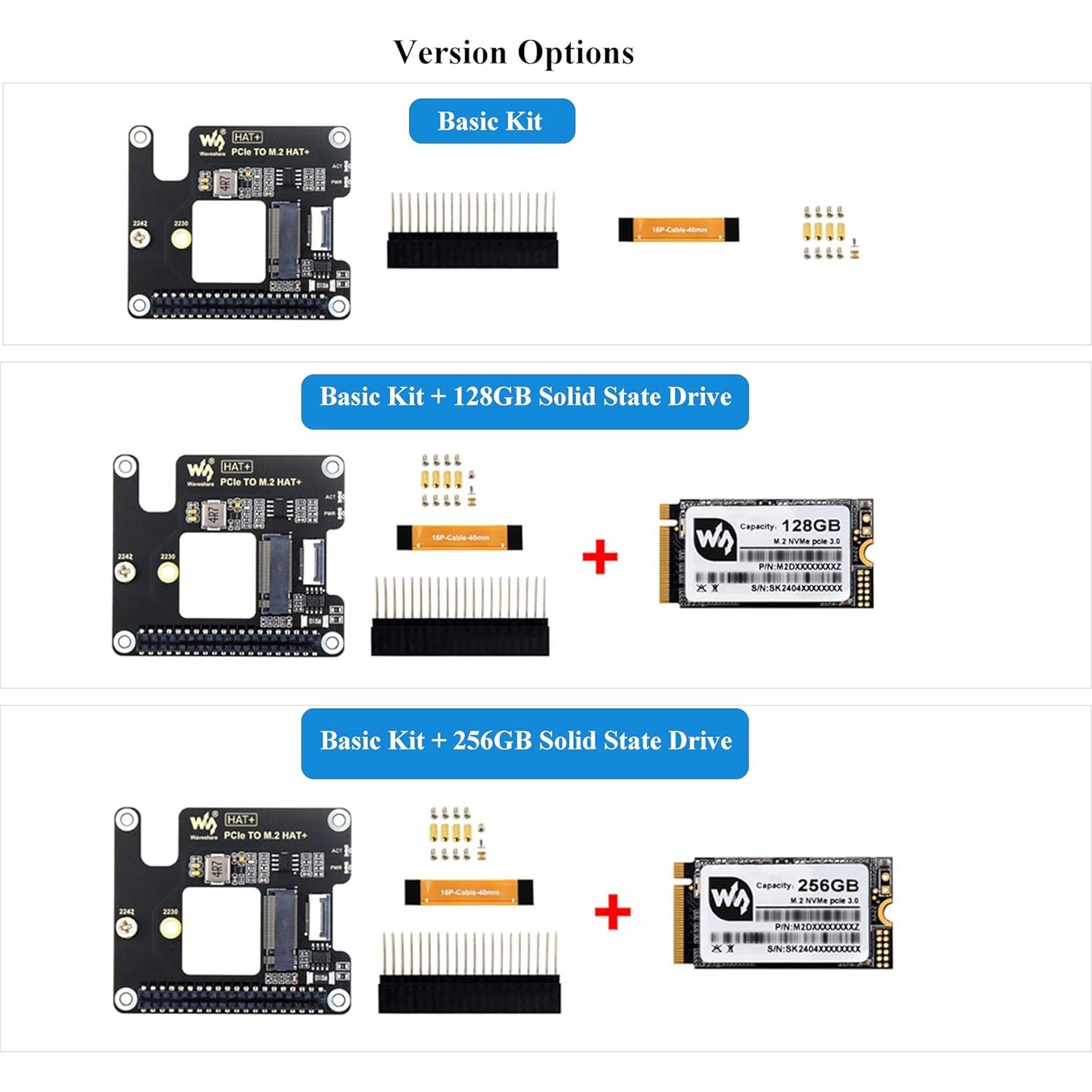 Adaptador PCIe a M.2 UeeKKoo para Raspberry Pi 5 NVMe 2230/2242
