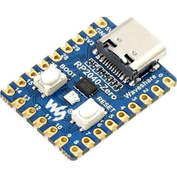 Placa Microcontrolador RP2040-Cero Coolwell USB-C 19.98g