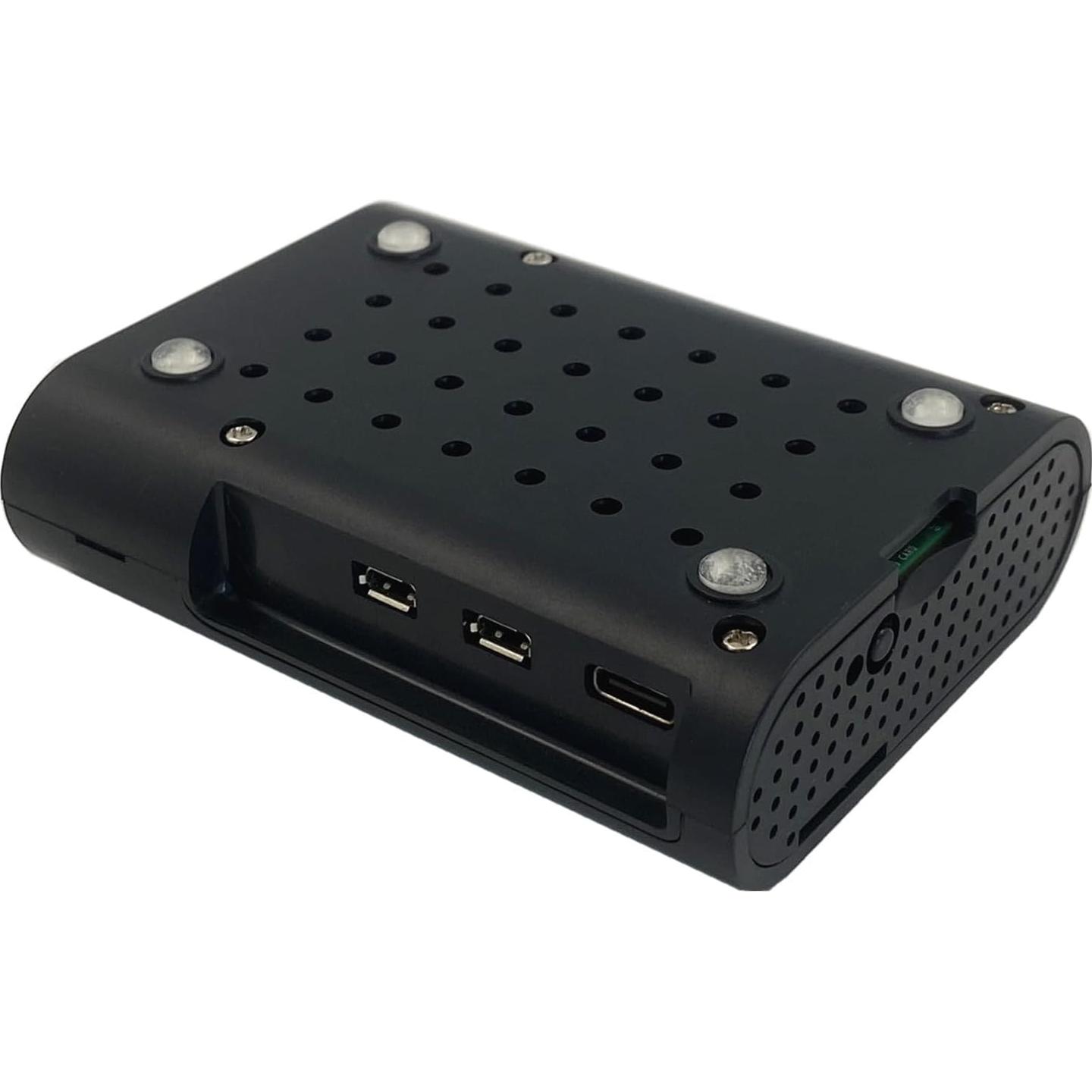 Caja para Raspberry Pi 5 WEIYIXING con enfriador activo