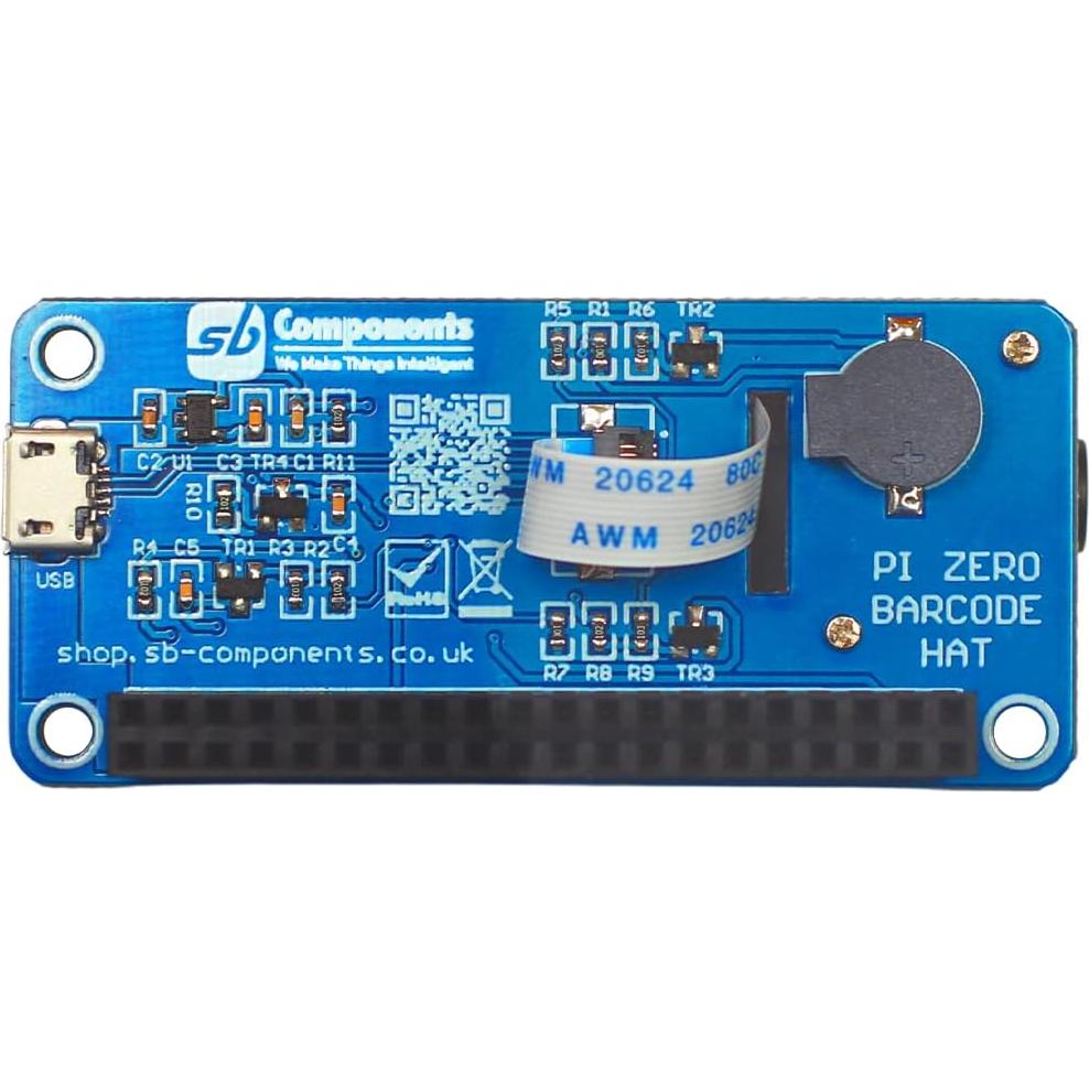Módulo Escáner de Códigos de Barras sb componentes para Raspberry Pi