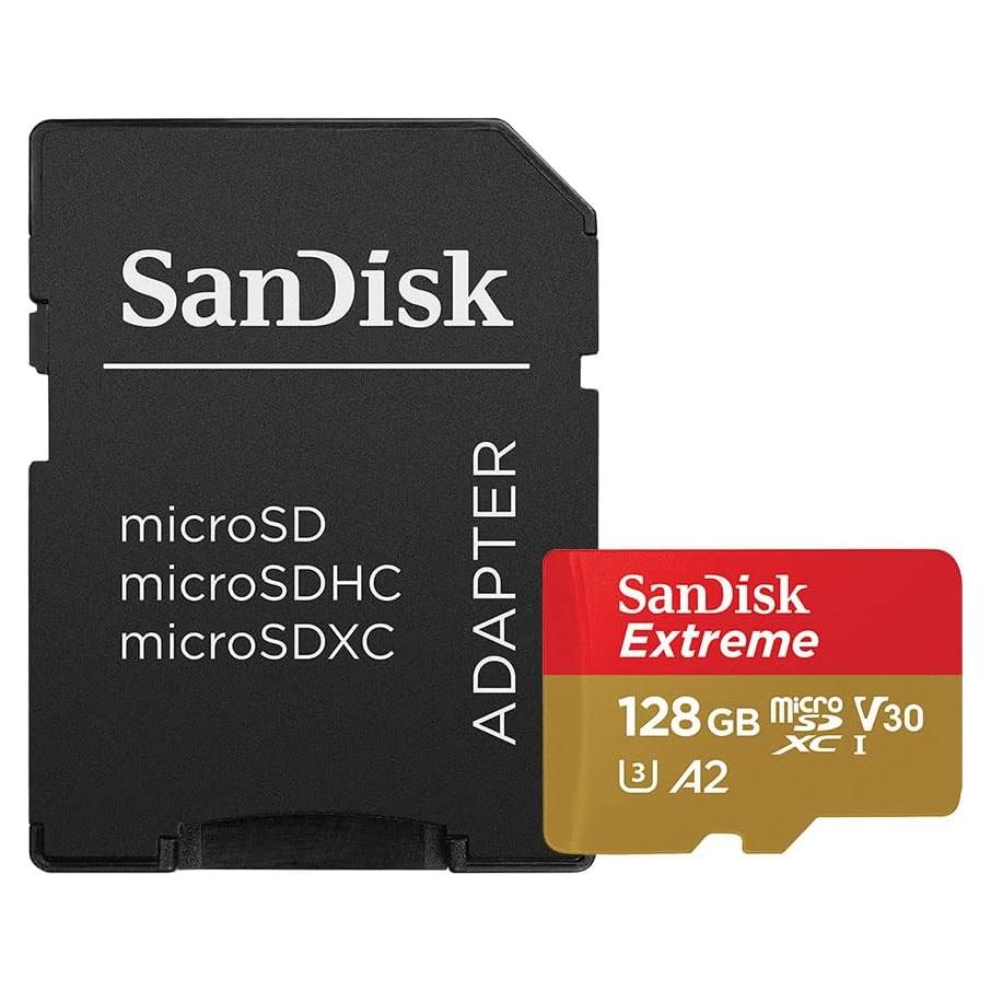 Tarjeta de Memoria SanDisk 128GB Extreme microSDXC UHS-I