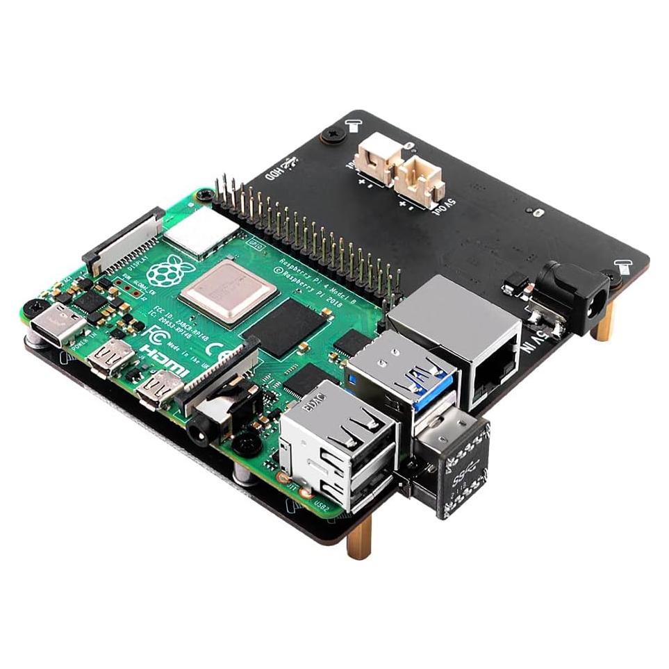 Placa de Expansión SATA GeeekPi X825 V2.0 para Raspberry Pi 4B