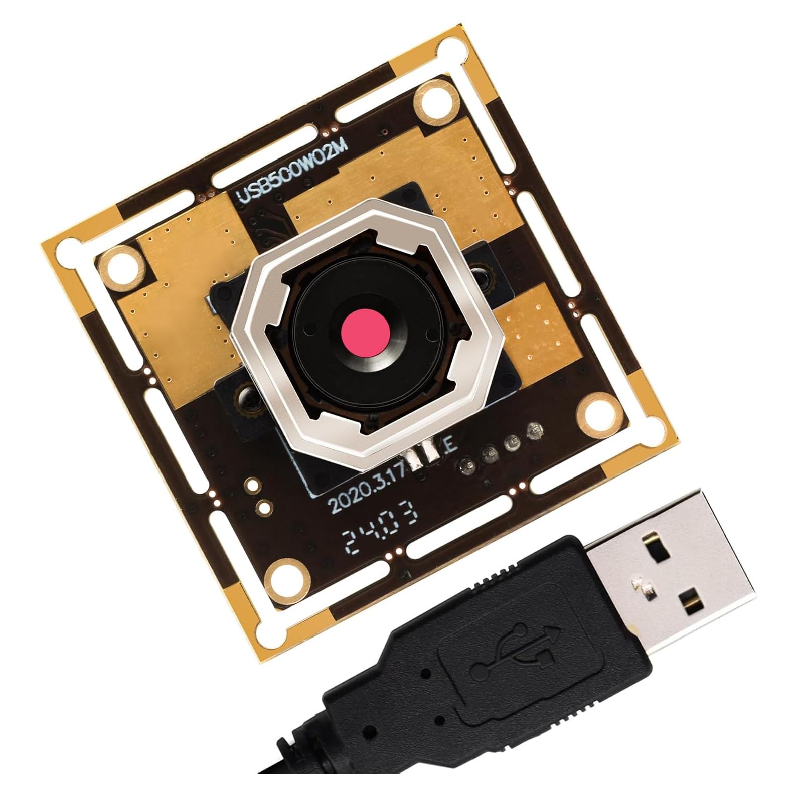 Cámara USB 5MP Hotpet con Autofoco y 60 Grados de Ángulo