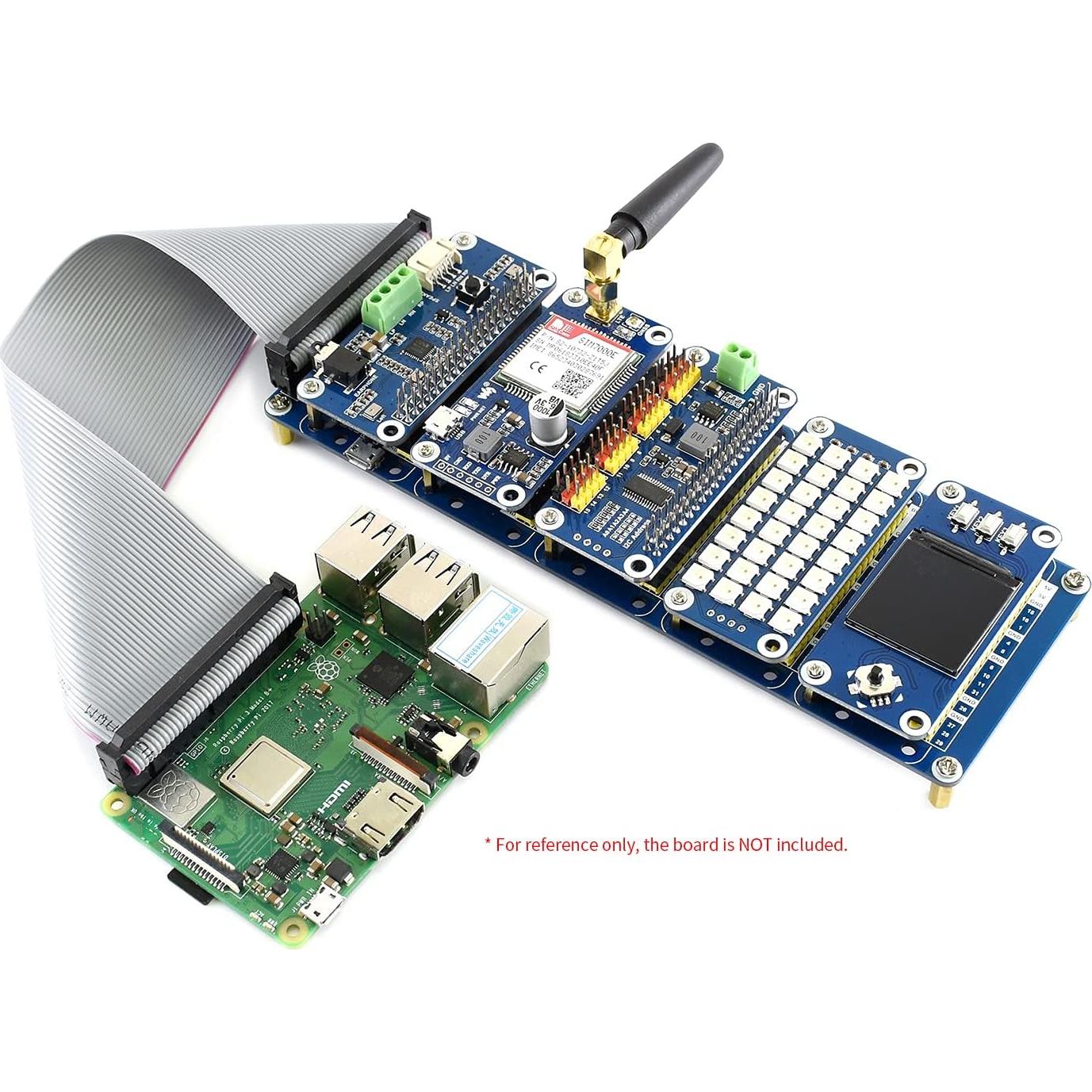 Kit de Expansión I/O Waveshare Stack HAT para Raspberry Pi