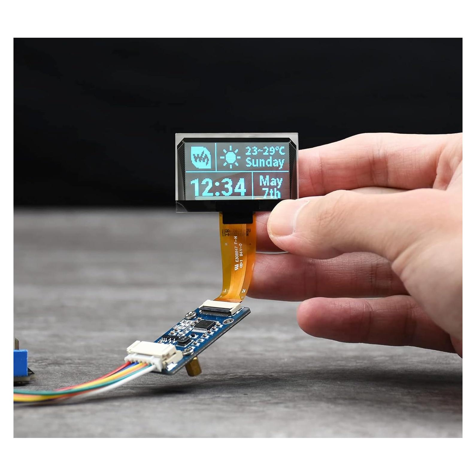 Pantalla OLED Transparente 1.51" UeeKKoo 128x64 SPI/I2C