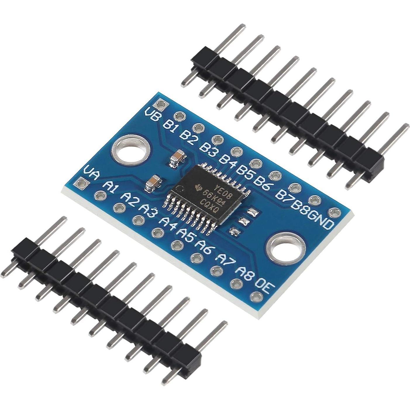10PCS Módulo Conversor de Nivel Lógico Bidireccional 8 Canales TXS0108E 3.3V-5V
