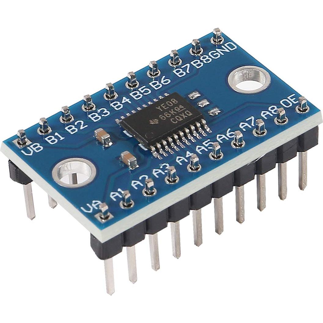 10PCS Módulo Conversor de Nivel Lógico Bidireccional 8 Canales TXS0108E 3.3V-5V