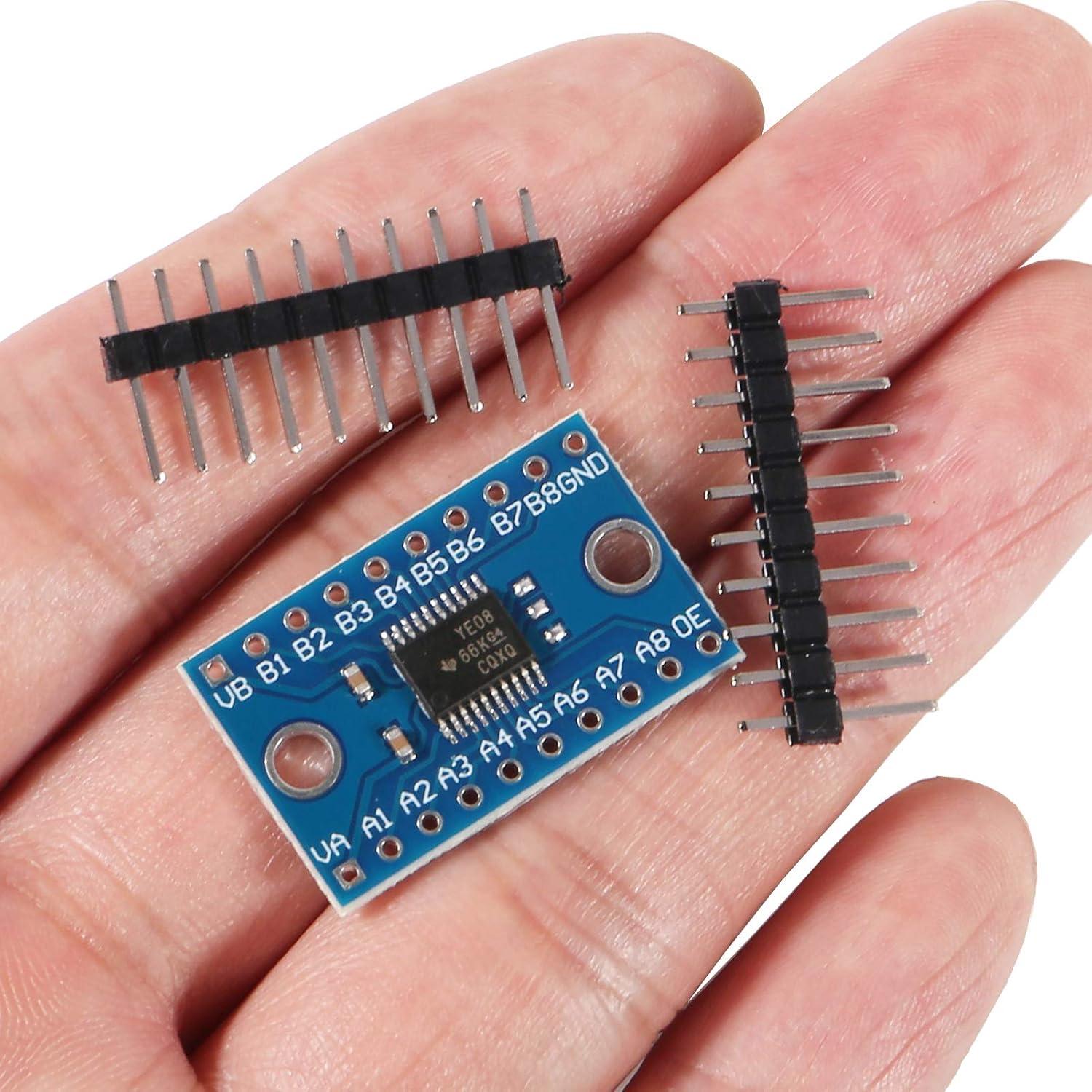 10PCS Módulo Conversor de Nivel Lógico Bidireccional 8 Canales TXS0108E 3.3V-5V