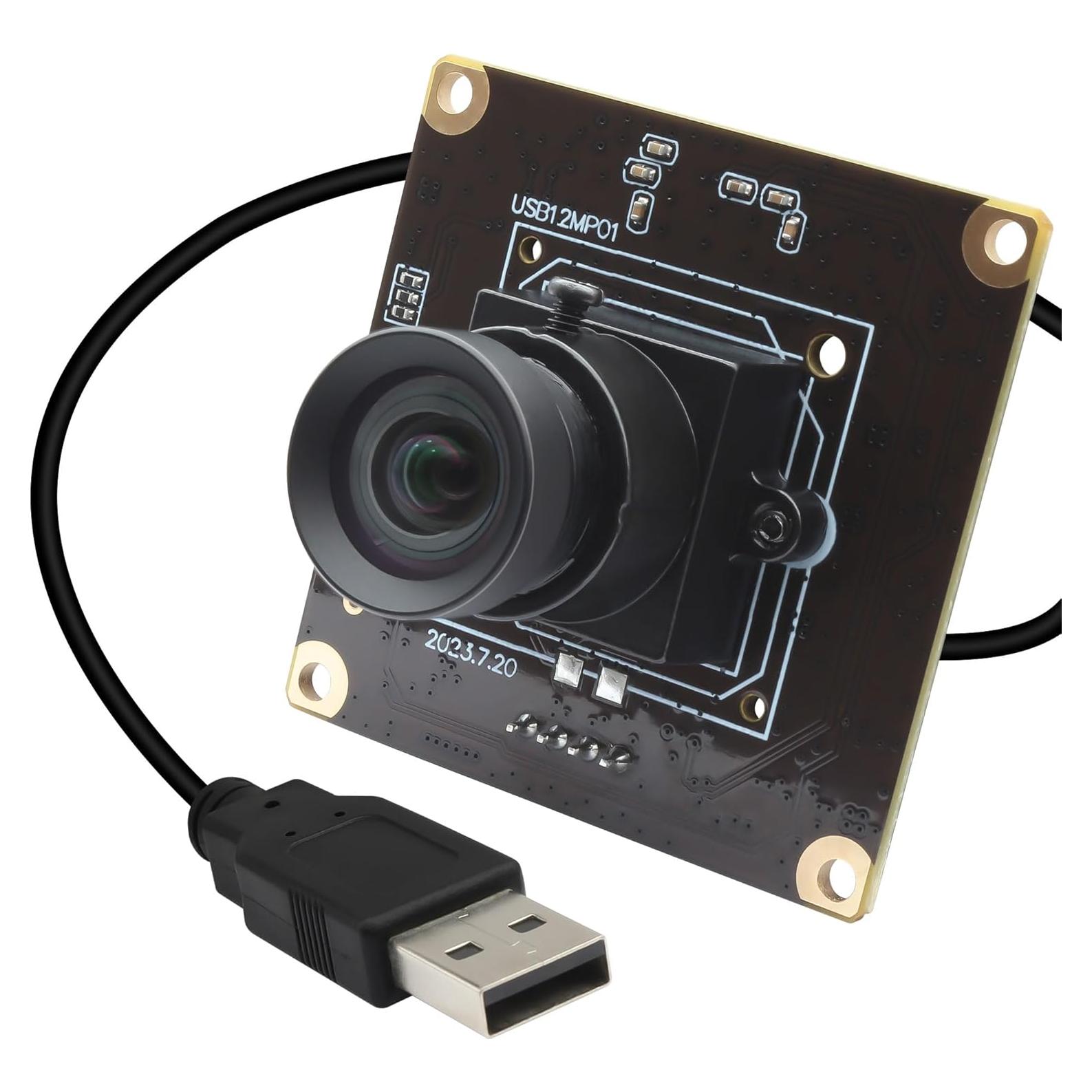 Cámara USB MMlove 1200P 90fps Obturador Global Lente Sin Distorsión