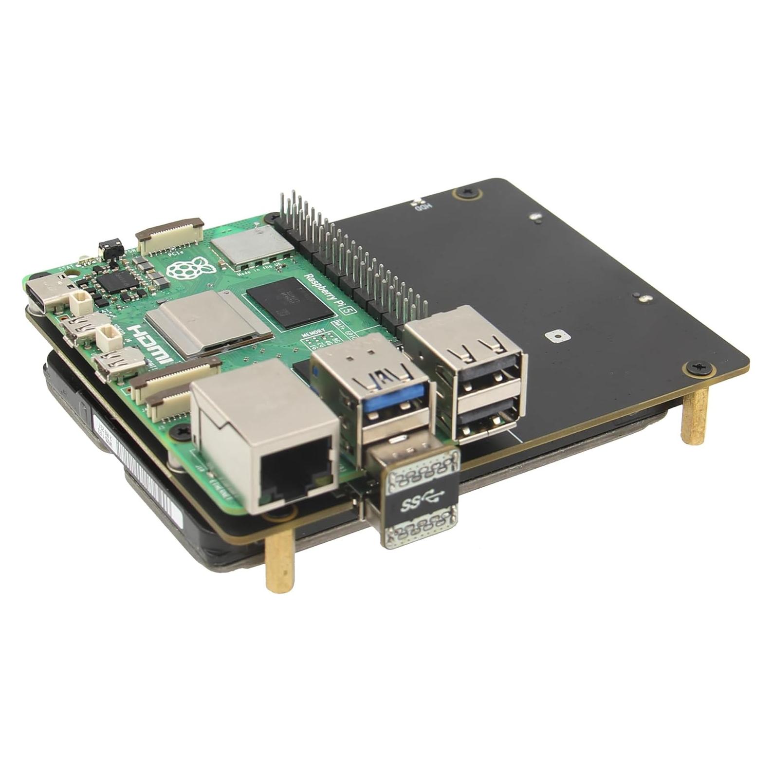 Geekworm X1100 Shield SATA HDD/SSD para Raspberry Pi 5