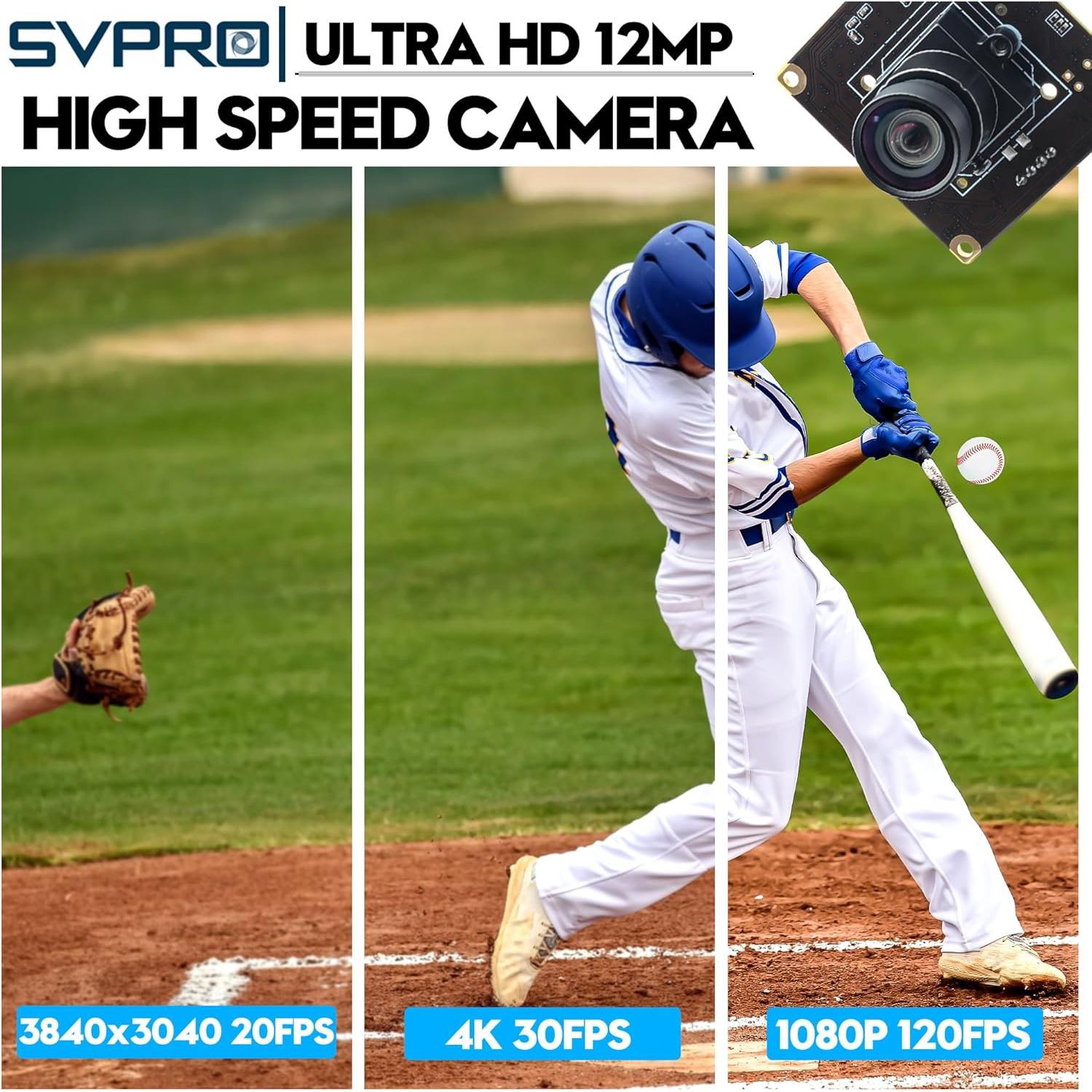 Cámara USB SVPRO 12MP IMX577 4K 30fps 1080P 120fps