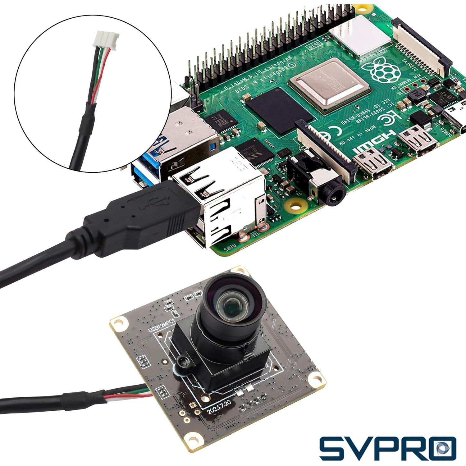 Cámara USB SVPRO 12MP IMX577 4K 30fps 1080P 120fps