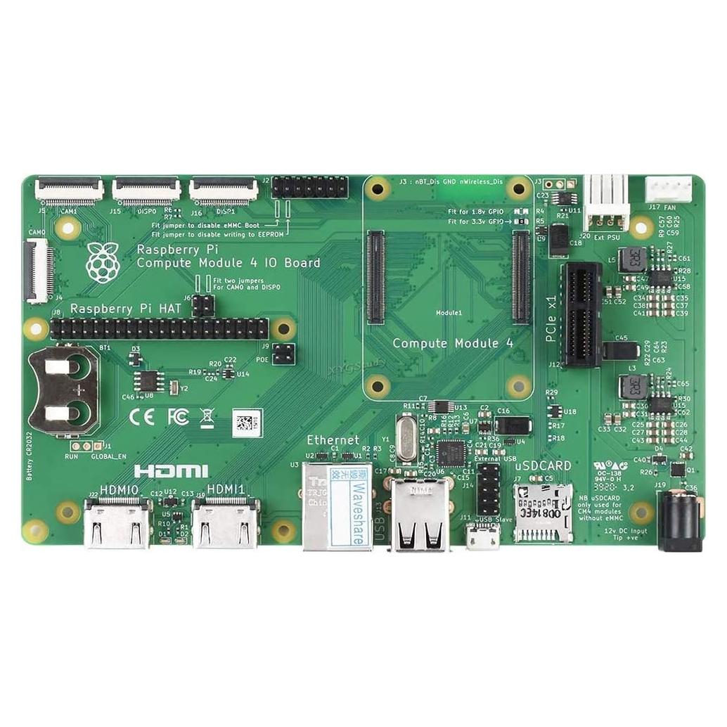 Placa IO Módulo Cómputo Raspberry Pi 4 XYGStudy