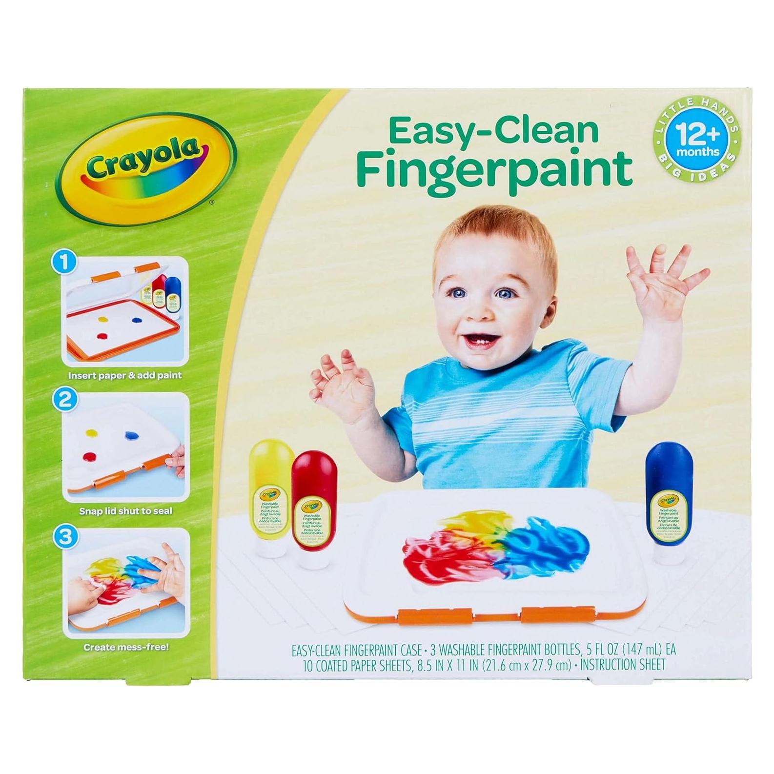 Set de Pintura con Dedos Crayola Lavable para Niños