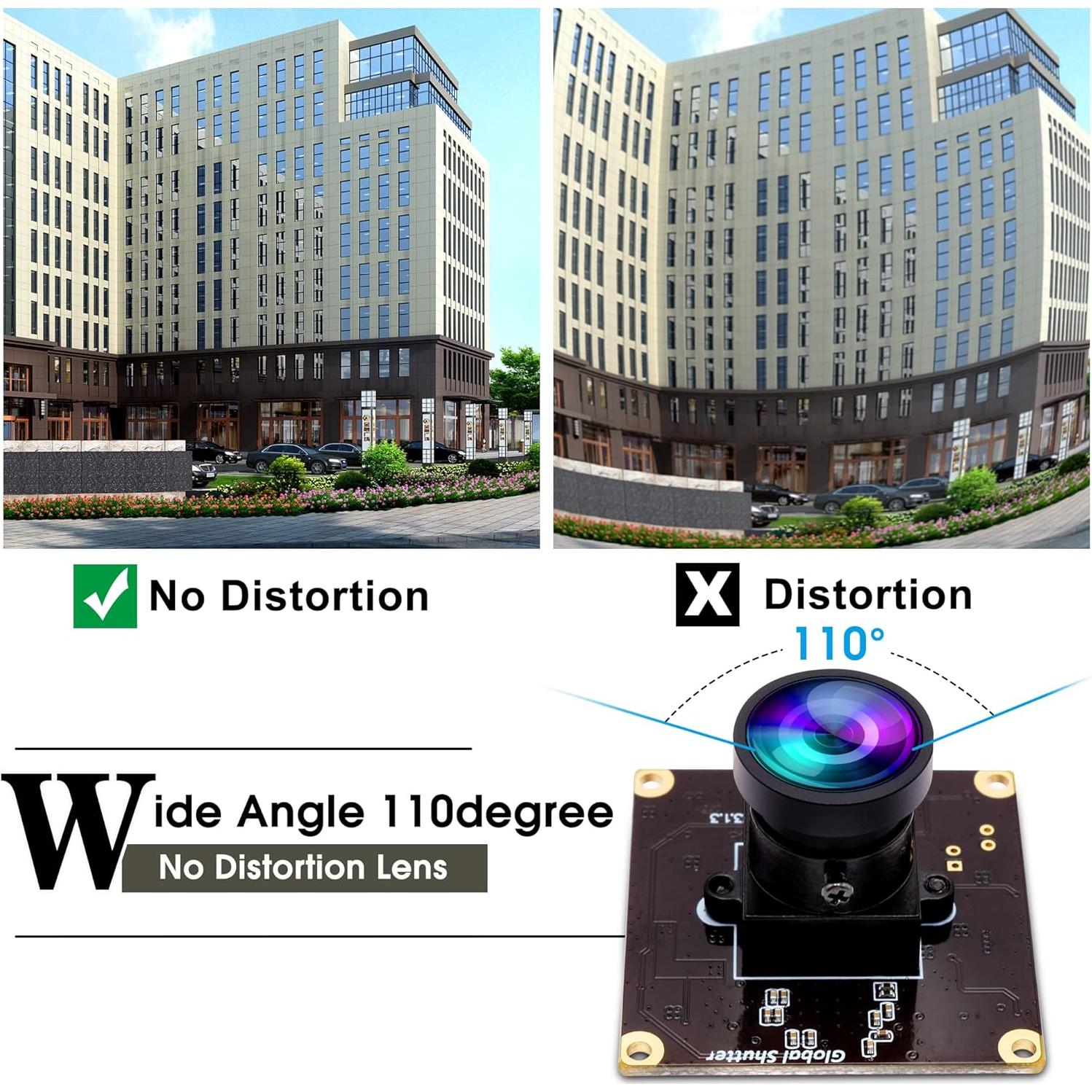 Cámara USB 1080P IEights con Lente Gran Angular 120°