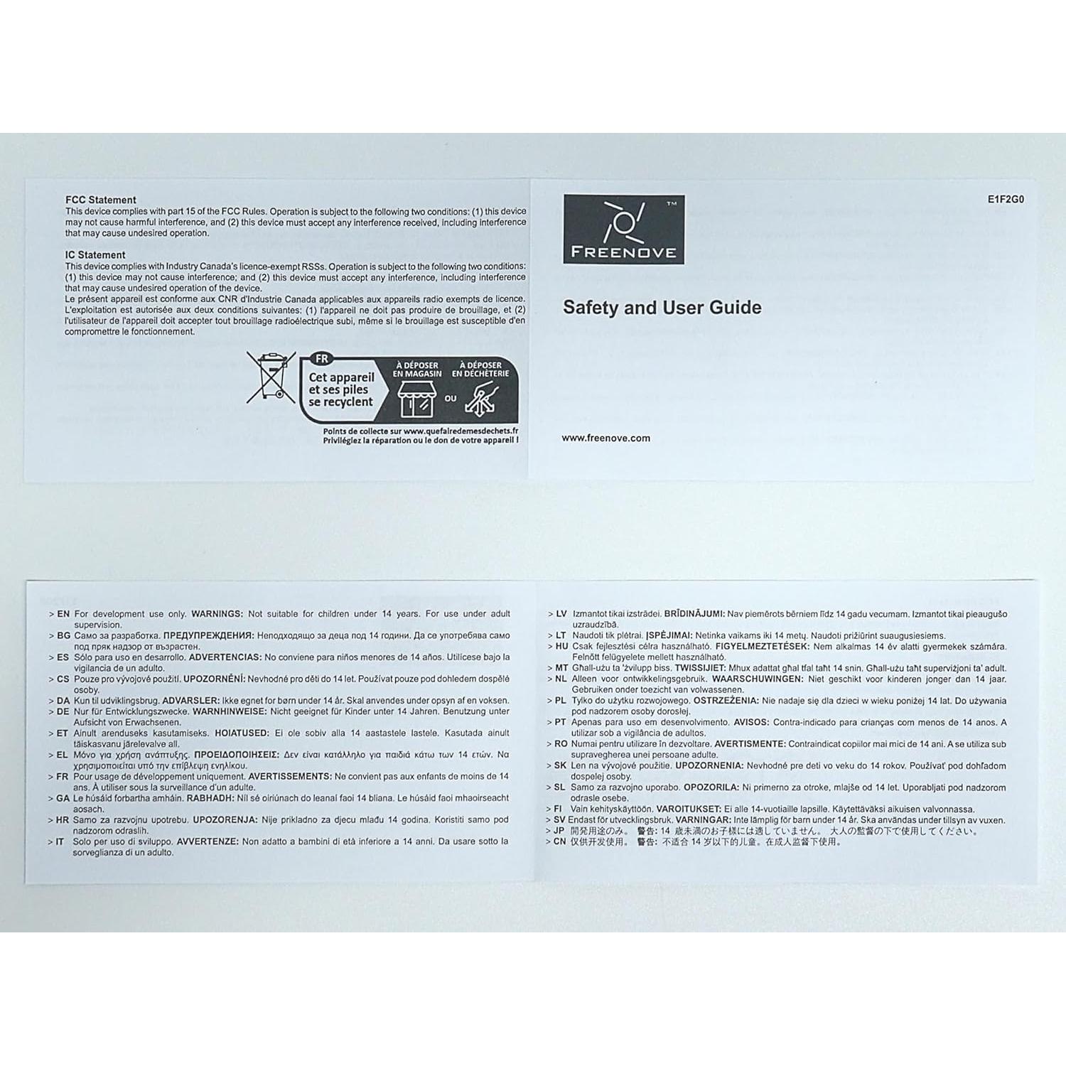 Kit de Inicio Freenove para Raspberry Pi 5/400/4B/3B+ - 146 Artículos