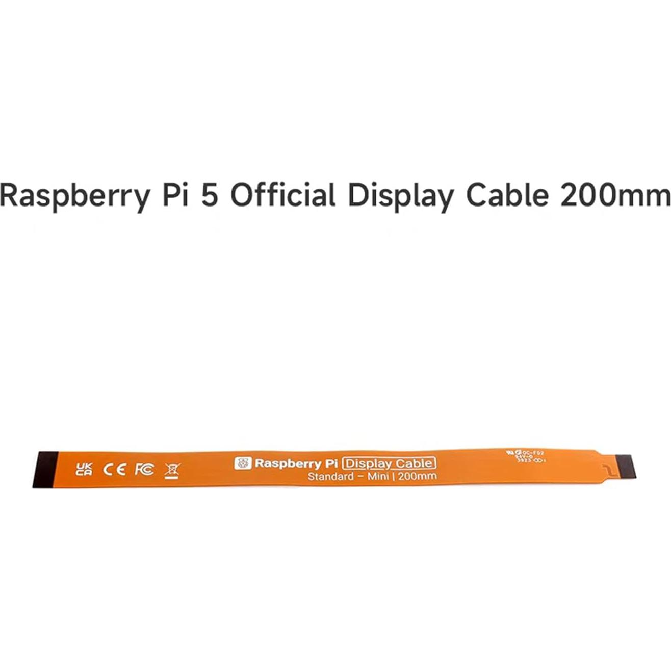 Cable Flexible DSI FPC Wonrabai 200mm Compatible Raspberry Pi 5