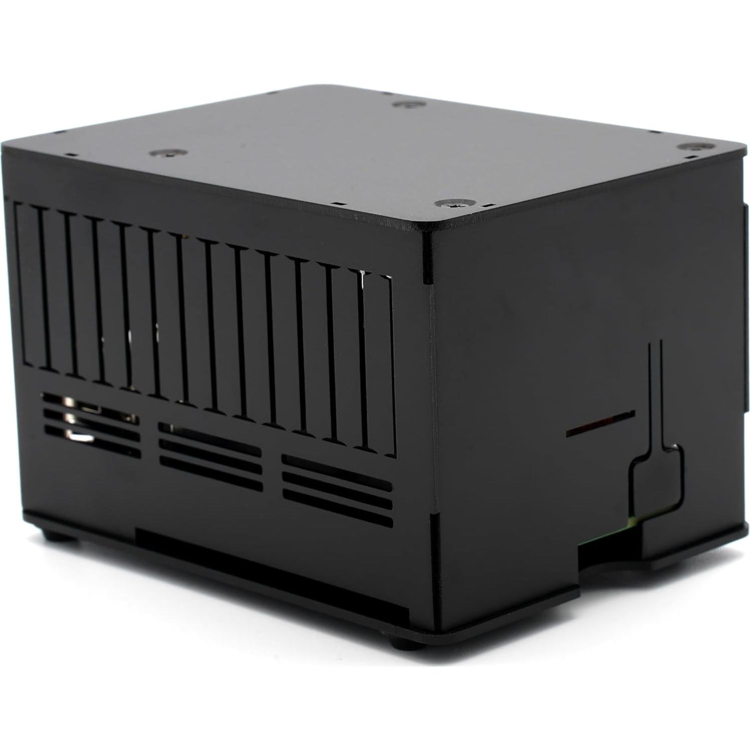 Caja HAT KKSB para Raspberry Pi 5 - Aluminio Negro