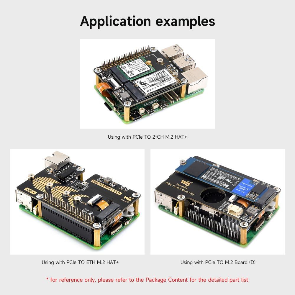 Cable Flexible PCIe 40mm Waveshare 2PCS para Raspberry Pi 5