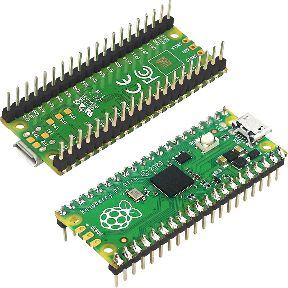 Conjunto de 15 Conectores Macho MazerPi para Raspberry Pi Pico