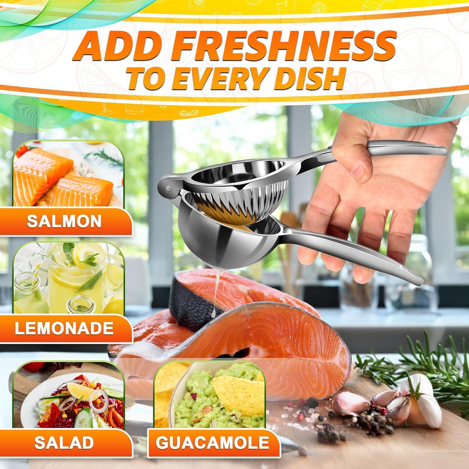 Exprimidor de Limón LEGLO de Acero Inoxidable 21 cm Manual