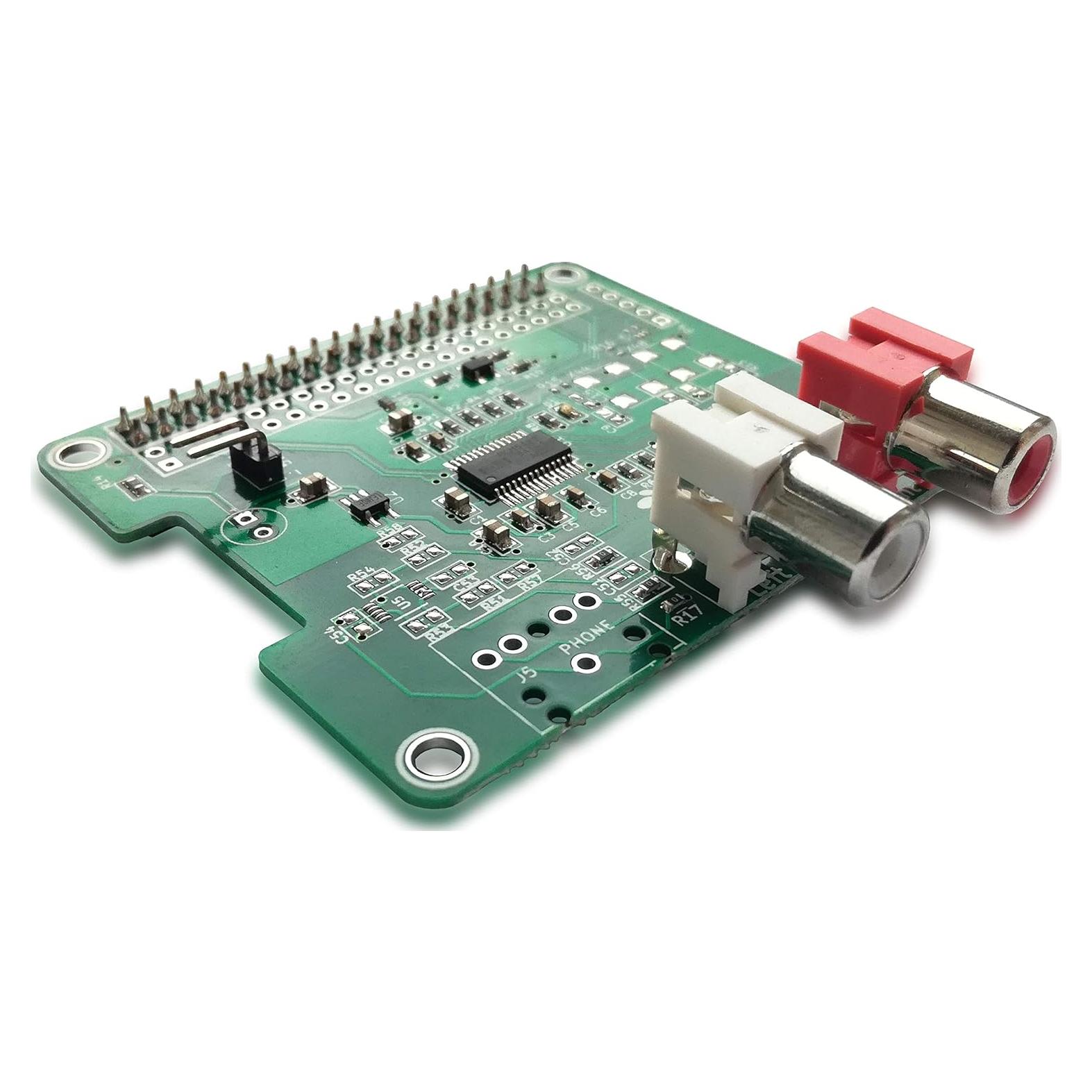 DAC+ HiFiBerry RCA para Raspberry Pi - 192kHz/24bit